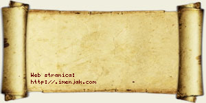 Jakov Jočanin vizit kartica